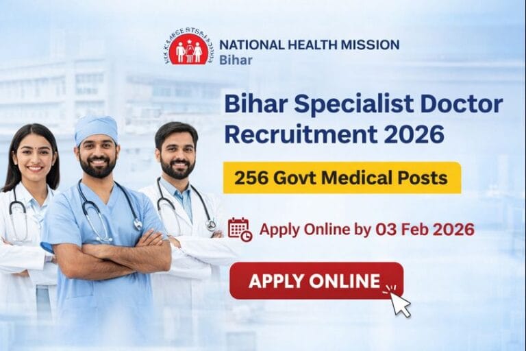 Bihar Specialist Doctor Recruitment 2026 NHM medical jobs