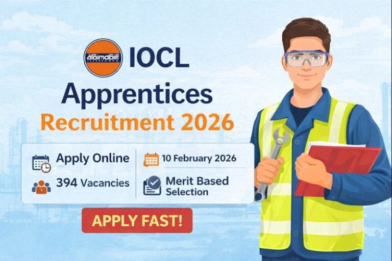 IOCL Apprentices Recruitment 2026 Apply Online Notification