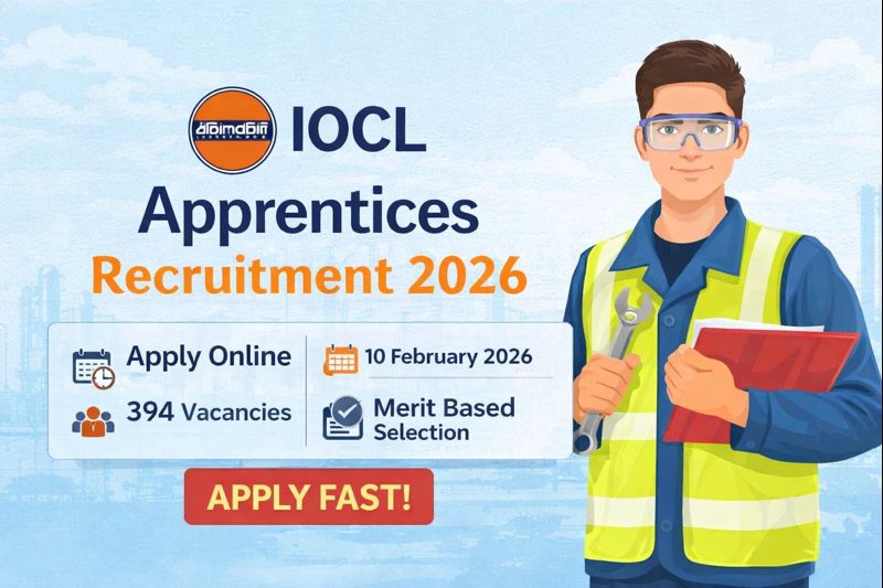 IOCL Apprentices Recruitment 2026 Apply Online Notification