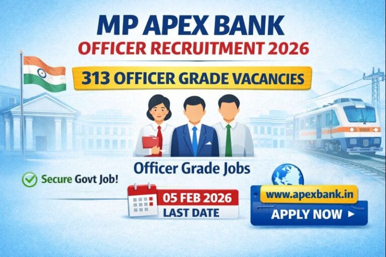 MP Apex Bank Officer Recruitment 2026 Officer Grade Jobs