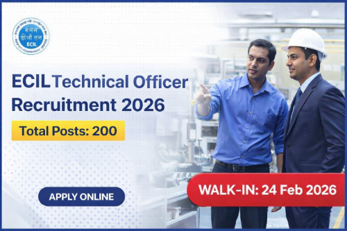ECIL Technical Officer recruitment 2026