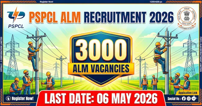 PSPCL ALM Recruitment 2026 3000 Vacancy