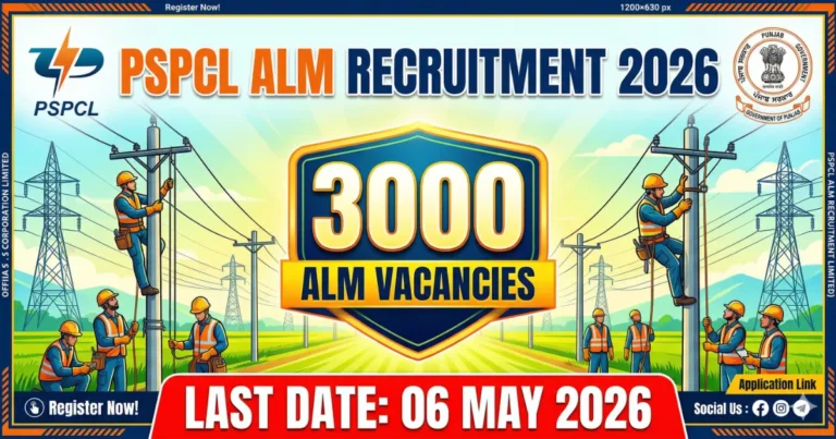 PSPCL ALM Recruitment 2026 3000 Vacancy