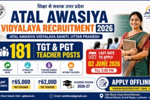 Atal Awasiya Vidyalaya Recruitment 2026 for 181 TGT and PGT Teacher vacancies